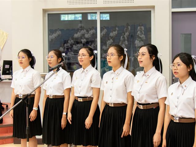 คณะศิลปศาสตร์จัดพิธีไหว้ครู “กราบคุรุปูจา ครูบาอาจารย์เจ้า” ประจำปีการศึกษา ๒๕๖๓