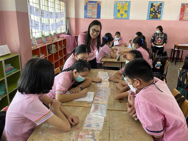คณะศิลปศาสตร์ ลงพื้นที่เพื่อติดตามความก้าวหน้าโครงการ นิทานชุมชนเพื่อพัฒนาการอ่านได้ เขียนได้ คิดเป็น และเสริมสร้างจินตนาการ