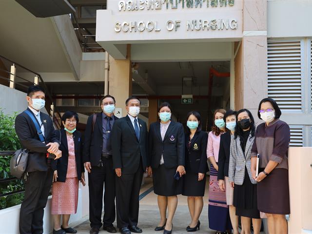  ให้การต้อนรับคณะผู้บริหารจากมหาวิทยาลัยราชภัฏลำปาง จังหวัดลำปาง ศึกษาดูงานเกี่ยวกับหลักสูตรพยาบาลศาสตรบัณฑิต