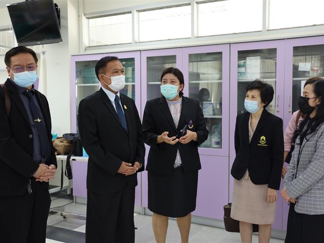  ให้การต้อนรับคณะผู้บริหารจากมหาวิทยาลัยราชภัฏลำปาง จังหวัดลำปาง ศึกษาดูงานเกี่ยวกับหลักสูตรพยาบาลศาสตรบัณฑิต