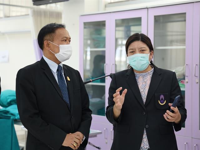  ให้การต้อนรับคณะผู้บริหารจากมหาวิทยาลัยราชภัฏลำปาง จังหวัดลำปาง ศึกษาดูงานเกี่ยวกับหลักสูตรพยาบาลศาสตรบัณฑิต
