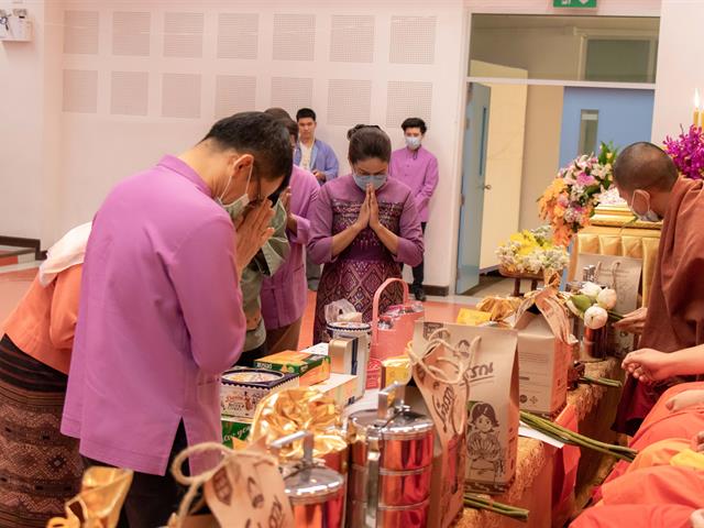 คณะศิลปศาสตร์จัดโครงการทำบุญคณะศิลปศาสตร์ ประจำปี 2564