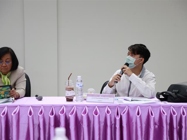 ประชุมพิจารณาหลักสูตรทันตแพทยศาสตรบัณฑิต