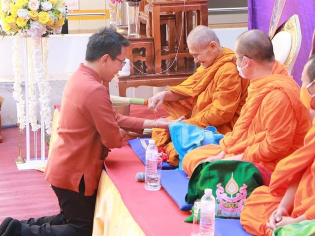 คณะสาธารณสุขศาสตร์ จัดพิธีทำบุญคณะ เพื่อความเป็นสิริมงคล