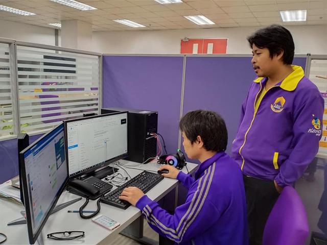 งานผลิตสื่อนวัตกรรม CITCOMS ให้บริการ ดูแล และควบคุมระบบการสอบกลางภาคออนไลน์ ด้วยระบบ QLMS 