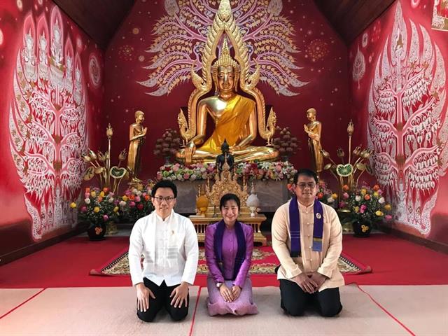 คณะสาธารณสุขศาสตร์ ร่วมสืบสานประเพณี ตานข้าวใหม่ใส่บาตรหลวง ตานข้าวทิพย์พระเจ้าตนหลวง โดยใช้ขบวนทางเรือ ภายใต้งาน"กว๊านพะเยาสายน้ำแห่งชีวิต ตานข้าวทิพย์พระเจ้าตนหลวง"