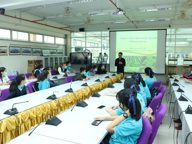 คณะเกษตรศาสตร์ฯ ต้อนรับคณะนักเรียน ร.ร พะเยาพิทยาคม "การจัดกิจกรรมเสริมสร้างและพัฒนาผู้ที่มีความสามารถพิเศษทางวิทยาศาสตร์"