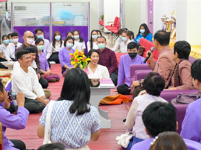 วิทยาลัยการศึกษา มหาวิทยาลัยพะเยา จัดพิธีทำบุญวิทยาลัยการศึกษา
