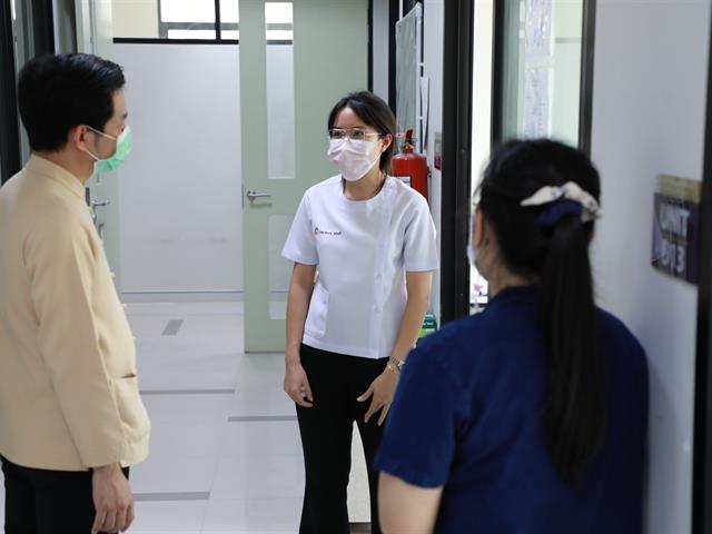 คณะทันตแพทยศาสตร์ มหาวิททยาลัยพะเยา รับการตรวจวัดสภาพแวดล้อมในการทำงานในพื้นโรงพยาบาลทันตกรรม และสำนักงานคณะทันตแพทยศาสตร์