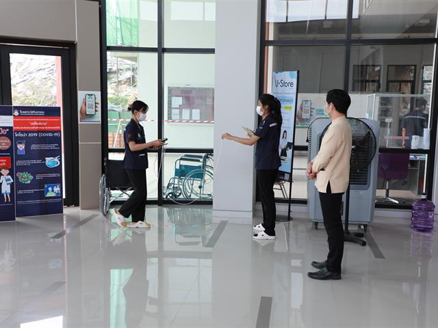 คณะทันตแพทยศาสตร์ มหาวิททยาลัยพะเยา รับการตรวจวัดสภาพแวดล้อมในการทำงานในพื้นโรงพยาบาลทันตกรรม และสำนักงานคณะทันตแพทยศาสตร์