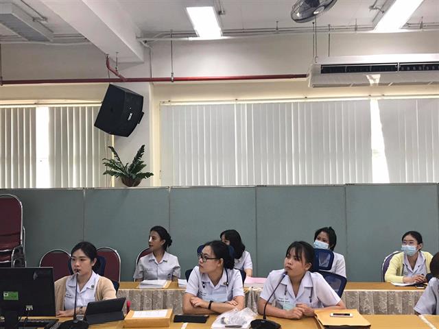 หลักสูตรวิทยาศาสตรบัณฑิต สาขาวิชาการส่งเสริมสุขภาพ ได้จัดกิจกรรมการนำเสนอผลการฝึกงานวิชาชีพภาคการดูแลสุขภาพแบบองค์รวม
