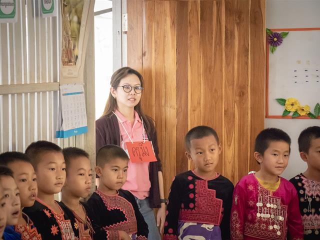 การบูรณาการพันธกิจการวิจัยกับการบริการวิชาการในพื้นที่เป้าหมายของคณะศิลปศาสตร์  ณ ศูนย์การเรียนตำรวจตระเวนชายแดนอินทรีอาสา บ้านห้วยปุ้ม จังหวัดพะเยา