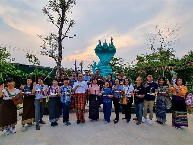รองคณบดีฝ่ายวิจัย คณะศิลปศาสตร์ ร่วมจัดกิจกรรมศึกษาดูงาน ณ พิพิธภัณฑ์ชุมชนมีชีวิตจังหวัดบึงกาฬ