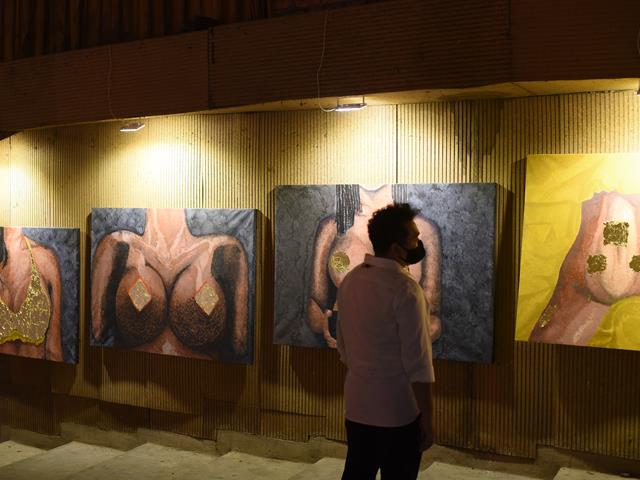คณะสถาปัตยกรรมศาสตร์และศิลปกรรมศาสตร์  มหาวิทยาลัยพะเยา  KARMA SILP ART THESIS Exhibition 2021 