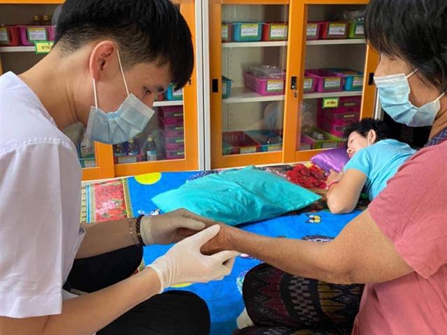 หลักสูตรการแพทย์แผนจีนบัณฑิตคณะสาธารณสุขศาสตร์มหาวิทยาลัยพะเยา ได้จัดโครงการแพทย์จีน มพ สู่ชุมชน ครั้งที่ 1 