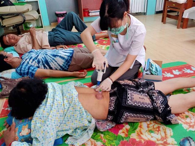 หลักสูตรการแพทย์แผนจีนบัณฑิตคณะสาธารณสุขศาสตร์มหาวิทยาลัยพะเยา ได้จัดโครงการแพทย์จีน มพ สู่ชุมชน ครั้งที่ 1 