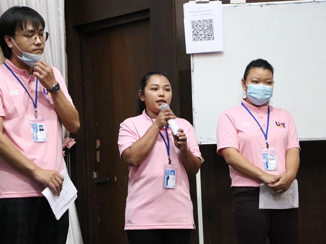 การวางแผนร่วมกันระหว่างบัณฑิต นิสิต และประชาชนที่ได้รับการจ้างงานผ่านโครงการ