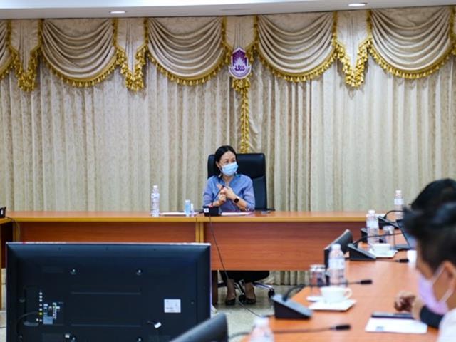 ผู้บริหาร มพ. ประชุม ติดตามการดำเนินงานในช่วงสถานการณ์ Covid-19