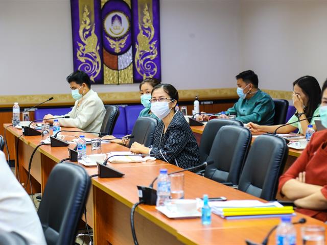 ผู้บริหาร มพ. ประชุม ติดตามการดำเนินงานในช่วงสถานการณ์ Covid-19