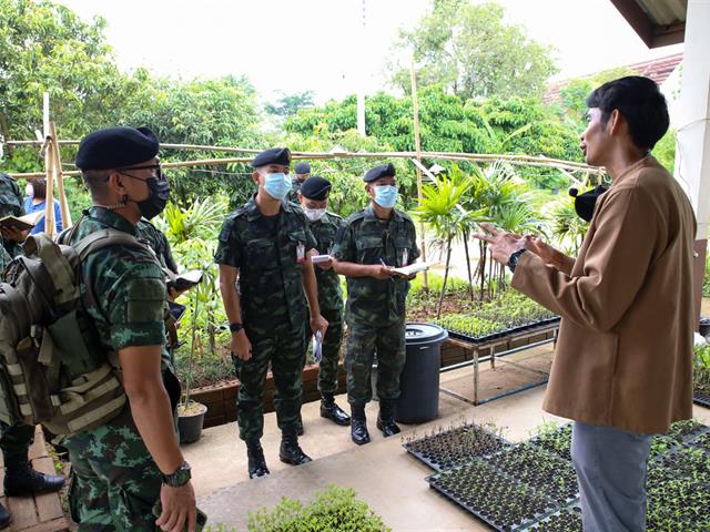 ม.พะเยา ให้การต้อนรับโครงการ ทหารพันธุ์ดี ค่ายขุนเจืองธรรมิกราช ศึกษาดูงาน ณ ศูนย์การเรียนรู้เศรษฐกิจพอเพียง มหาวิทยาลัยพะเยา