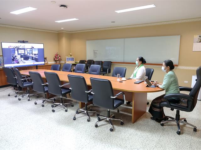 ม.พะเยา ร่วมประชุมออนไลน์ รับมอบนโยบายการบริหารราชการ จังหวัดพะเยา