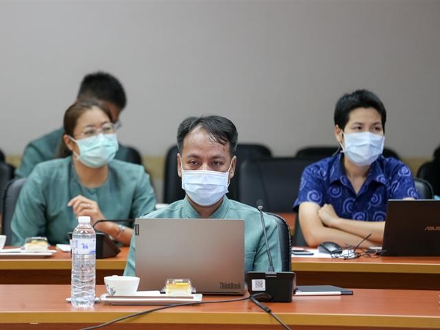อธิการบดีมหาวิทยาลัยพะเยา ประชุมรายงานผลการดำเนินงาน ประจำปีงบประมาณ 2564