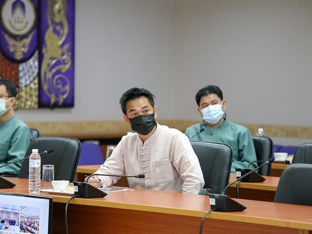 อธิการบดีมหาวิทยาลัยพะเยา ประชุมรายงานผลการดำเนินงาน ประจำปีงบประมาณ 2564