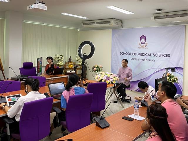 คณะวิทยาศาสตร์การแพทย์จัดกิจกรรมผู้บริหารคณะฯ พบผู้ปกครองนิสิตใหม่ประจำปีการศึกษา 2564	