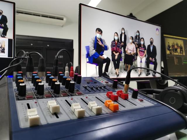 คณะนิติศาสตร์จัดโครงการปฐมนิเทศนิสิตใหม่ รหัส 64 ผ่านระบบ Microsoft Teams Live Event