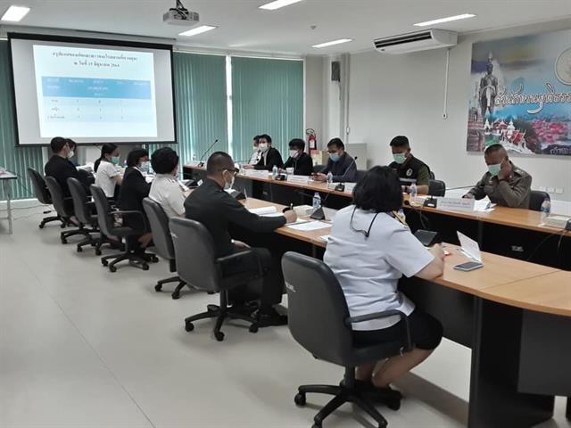 คณะนิติศาสตร์ เข้าร่วมการประชุมการพัฒนาการบริหารงานยุติธรรมระดับจังหวัด ครั้งที่ 2/2564