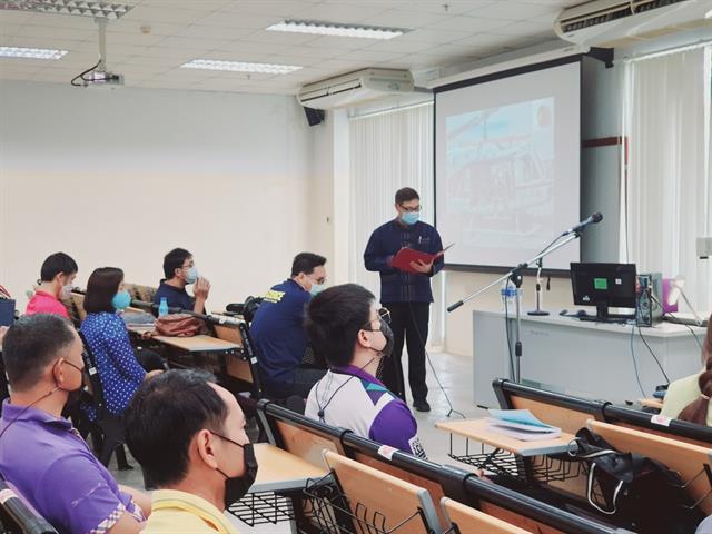 ซ้อมแผนป้องกันอัคคีภัยในสำนักงาน