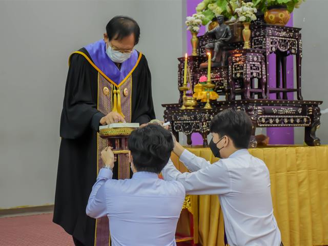 พิธีไหว้ครูวิทยาลัยการศึกษา  ประจำปีการศึกษา 2564