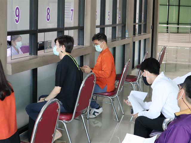 คณะทันตแพทยศาสตร์ มหาวิทยาลัยพะเยา ฉีดวัคซีน เข็มที่ 2