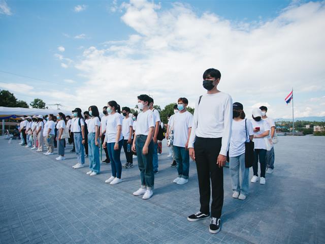 ประเพณีเดินเข้า ม. มหาวิทยาลัยพะเยา