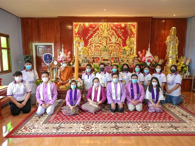 มหาวิทยาลัยพะเยา สืบสานประเพณีถวายเทียนพรรษา