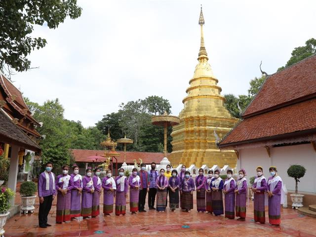 มหาวิทยาลัยพะเยา ร่วมกับ​ ชมรมรักการทำบุญ และภาคีเครือข่าย ถวายเทียนพรรษามหาบารมี ปี ๖๔