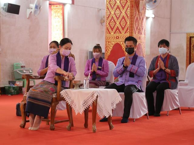 มหาวิทยาลัยพะเยา ร่วมกับ​ ชมรมรักการทำบุญ และภาคีเครือข่าย ถวายเทียนพรรษามหาบารมี ปี ๖๔