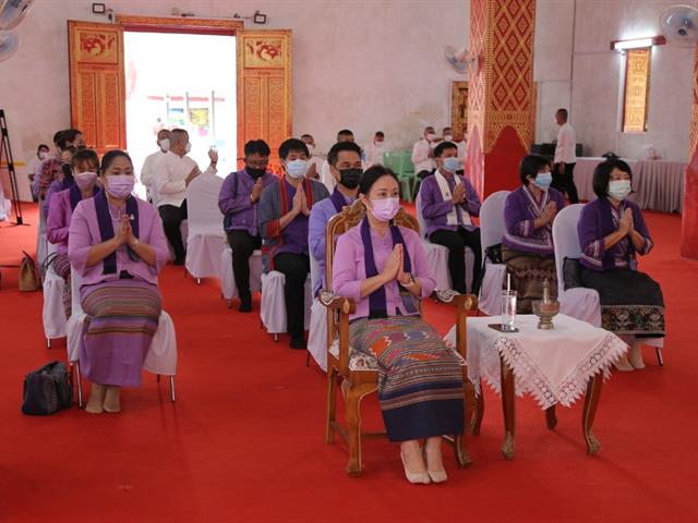มหาวิทยาลัยพะเยา ร่วมกับ​ ชมรมรักการทำบุญ และภาคีเครือข่าย ถวายเทียนพรรษามหาบารมี ปี ๖๔
