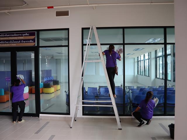 คณะทันตแพทยศาสตร์ ได้จัดกิจกรรม Big Cleaning Day ทั่วทั้งอาคาร 1 และอาคาร 2 ของโรงพยาบาลทันตกรรม