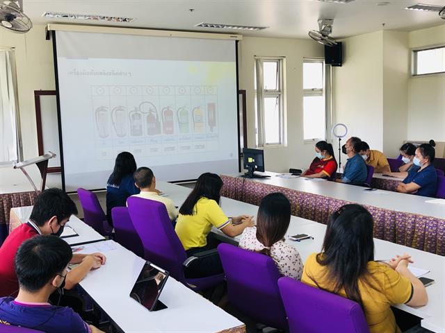 คณะสหเวชศาสตร์ มหาวิทยาลัยพะเยา  อบรมอัคคีภัย 
