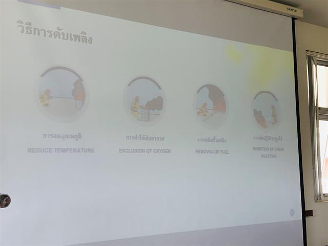 คณะสหเวชศาสตร์ มหาวิทยาลัยพะเยา  อบรมอัคคีภัย 