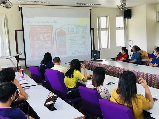 คณะสหเวชศาสตร์ มหาวิทยาลัยพะเยา  อบรมอัคคีภัย 