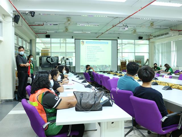 คณะเกษตรศาสตร์และทรัพยากรธรรมชาติ จัดโครงการ "อบรมความปลอดภัยในการปฏิบัติงานและการตอบโต้กรณีเกิดเหตุฉุกเฉิน"