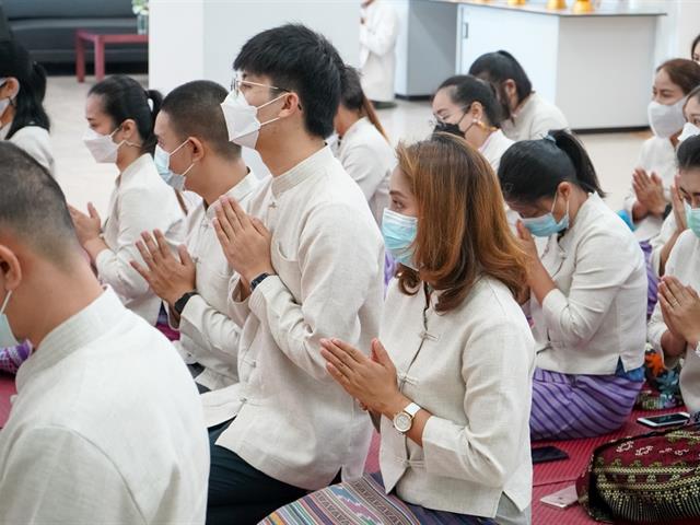 พิธีทำบุญกองกลาง กิจกรรมรณรงค์การต่อต้านการทุจริต ( ITA )