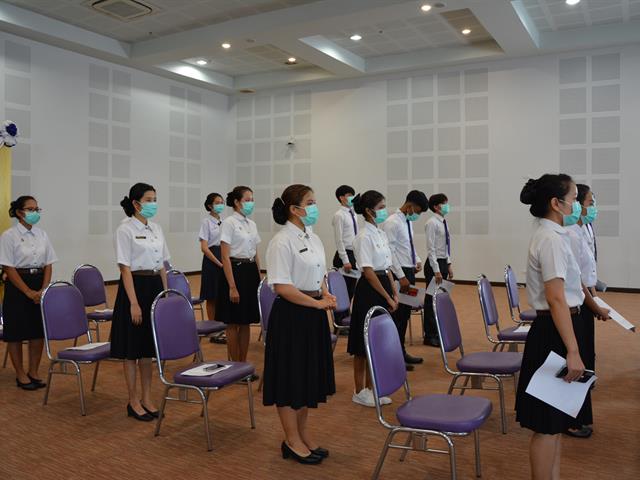 ร่วมซักซ้อมการเข้าเฝ้าทูลละอองพระบาทสมเด็จพระกนิษฐาธิราชเจ้า กรมสมเด็จพระเทพรัตนราชสุดาฯ พระกนิษฐาธิราชเจ้า 