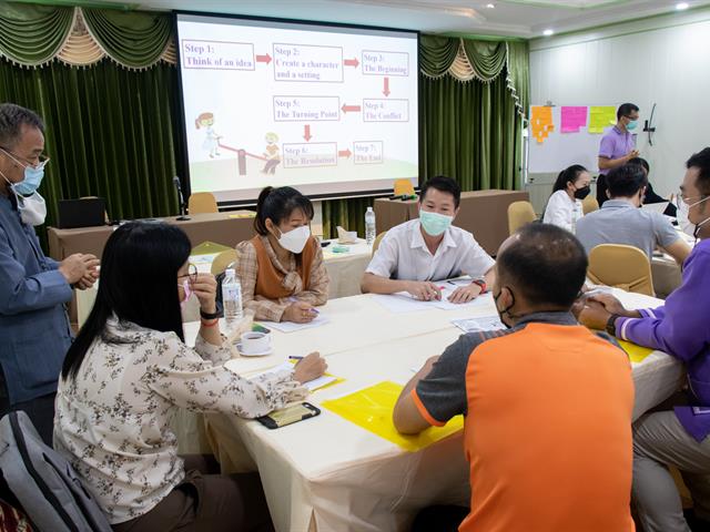 คณะศิลปศาสตร์ ดำเนินโครงการการเล่าเรื่องด้วยสื่อดิจิทัล “การพัฒนาครูผู้เรียนด้านการอ่านออกเขียนได้และทักษะในศตวรรษที่ 21”