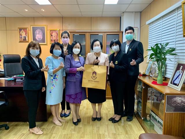 อธิการบดี ม.พะเยา เข้าแสดงความยินดี  คณะผู้บริหารชุดใหม่ สำนักงบประมาณ 