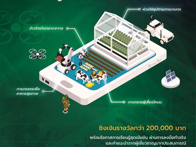 ขอแสดงความยินดีกับนายศุภคม คล้ายโตนด นิสิต ป.โท สาขาเทคโนโลยีชีวภาพ ได้รับคัดเลือกเป็น 1 ใน 9 ทีมระดับประเทศ เงินสนับสนุน 50,000 บาท จากธนาคาร ธกส.