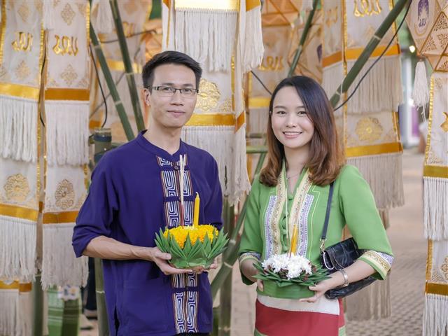 คณะเภสัชศาสตร์ มหาวิทยาลัยพะเยา เข้าร่วมงาน “ต๋ามประทีปปูจา ลอยกระทงขมาสายนที สืบสานป๋าเวณียี่เป็ง”