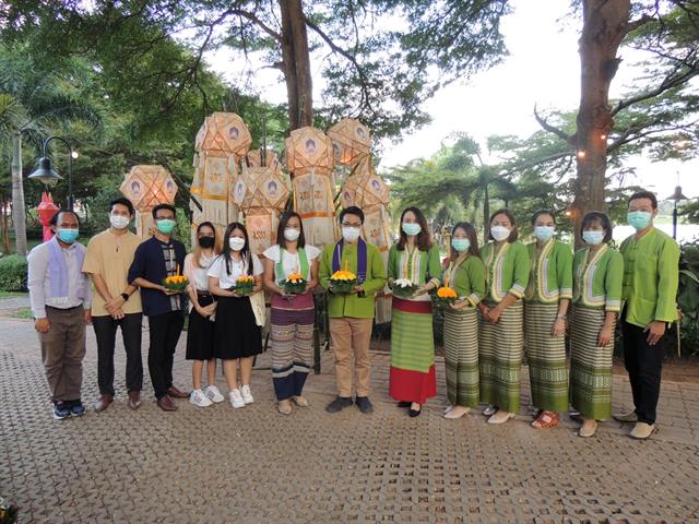 คณะเภสัชศาสตร์ มหาวิทยาลัยพะเยา เข้าร่วมงาน “ต๋ามประทีปปูจา ลอยกระทงขมาสายนที สืบสานป๋าเวณียี่เป็ง”
